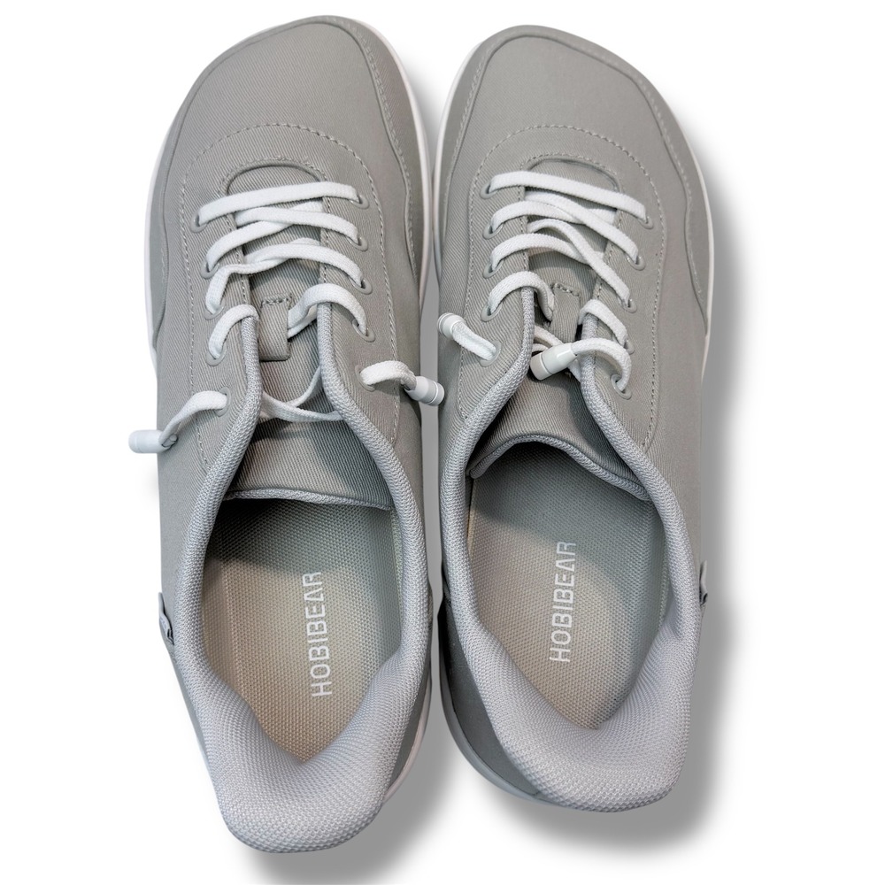 Hobibear Clover Barefoot Sneakers Mens 10.5 Gray Minimalist Zero Drop Wide Toe - Picture 6 of 15